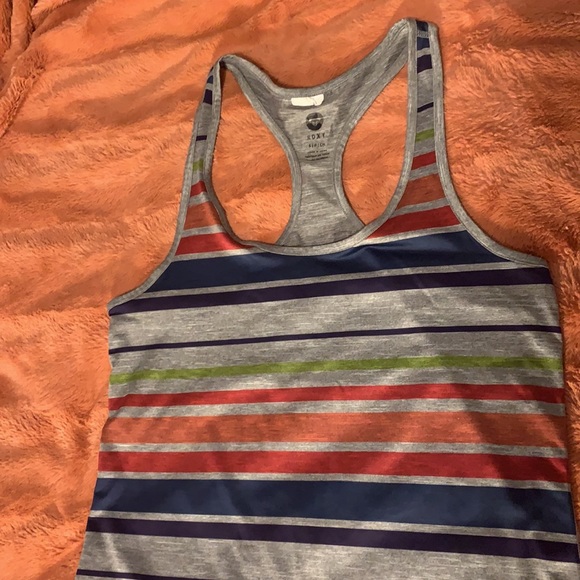 Roxy Striped Tank Top SZ Small - Picture 2 of 7